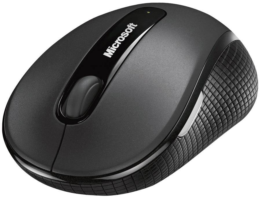 Microsoft Wireless Mobile Mouse 4000 Ratón WLAN Radiocontrolado Óptico Schwarz 4 Teclas 1000 dpi-1