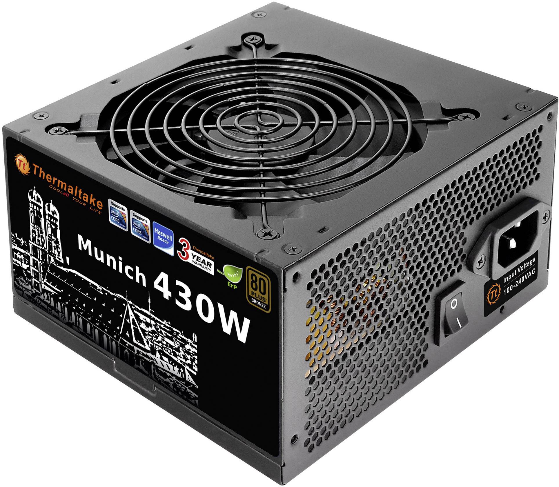 Thermaltake Munich Fuente de alimentación para PC 430 W ATX 80PLUS® bronce