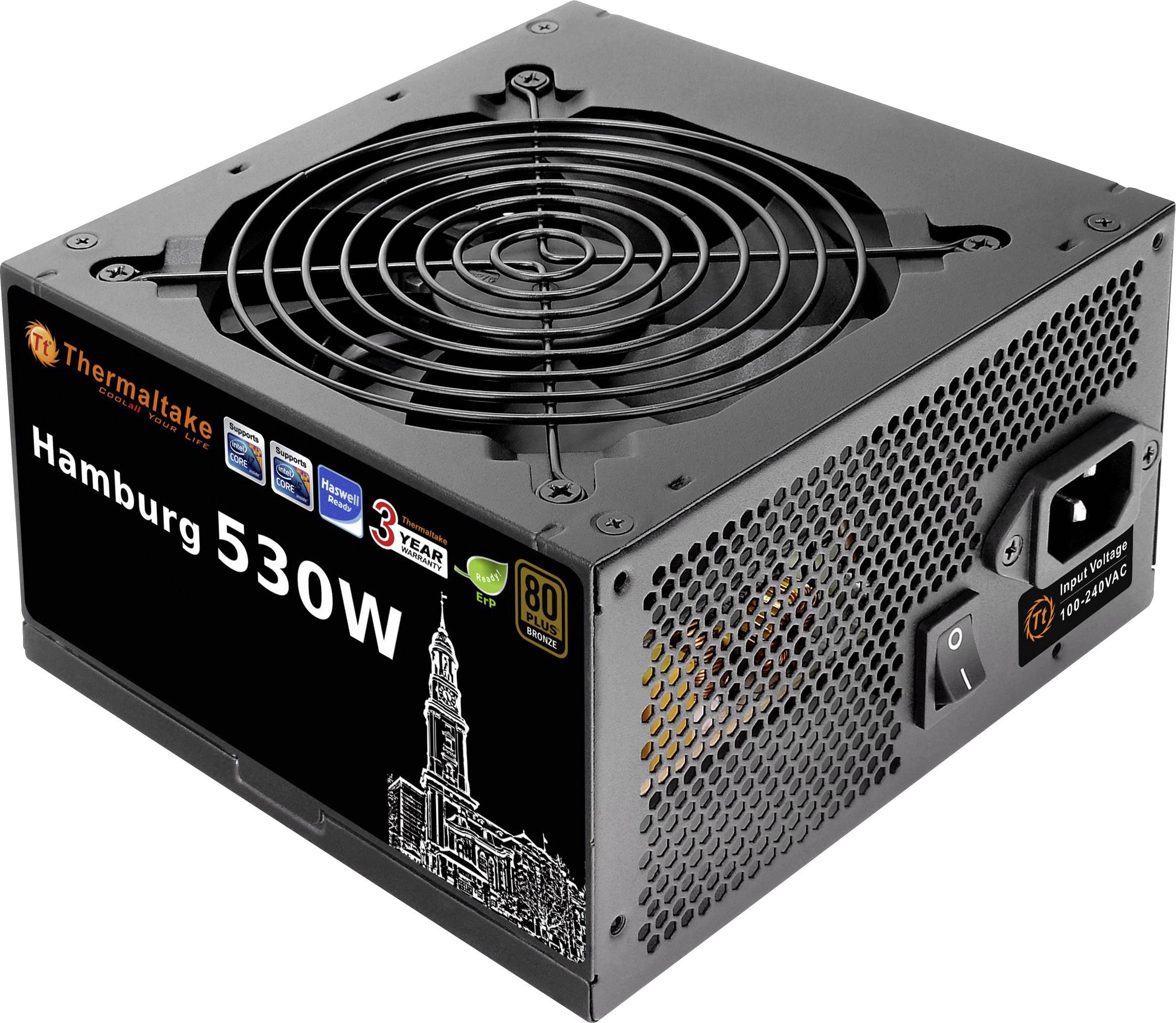 Thermaltake Hamburg Fuente de alimentación para PC 530 W ATX 80PLUS® bronce-0