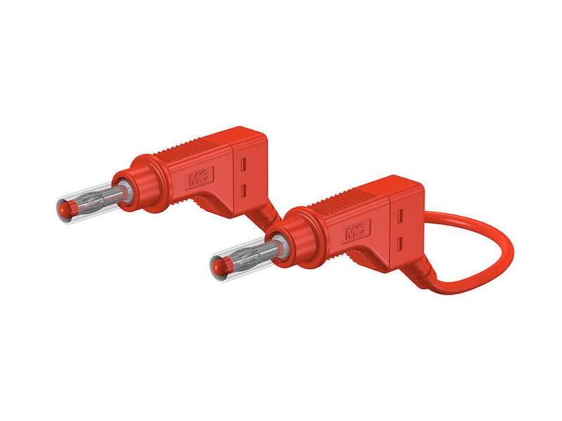 Stäubli XZG425/SIL Sicherheits-Messleitung Conector de láminas 4 mm Conector de láminas 4 mm 0.50 m Rot 1 UD(S).