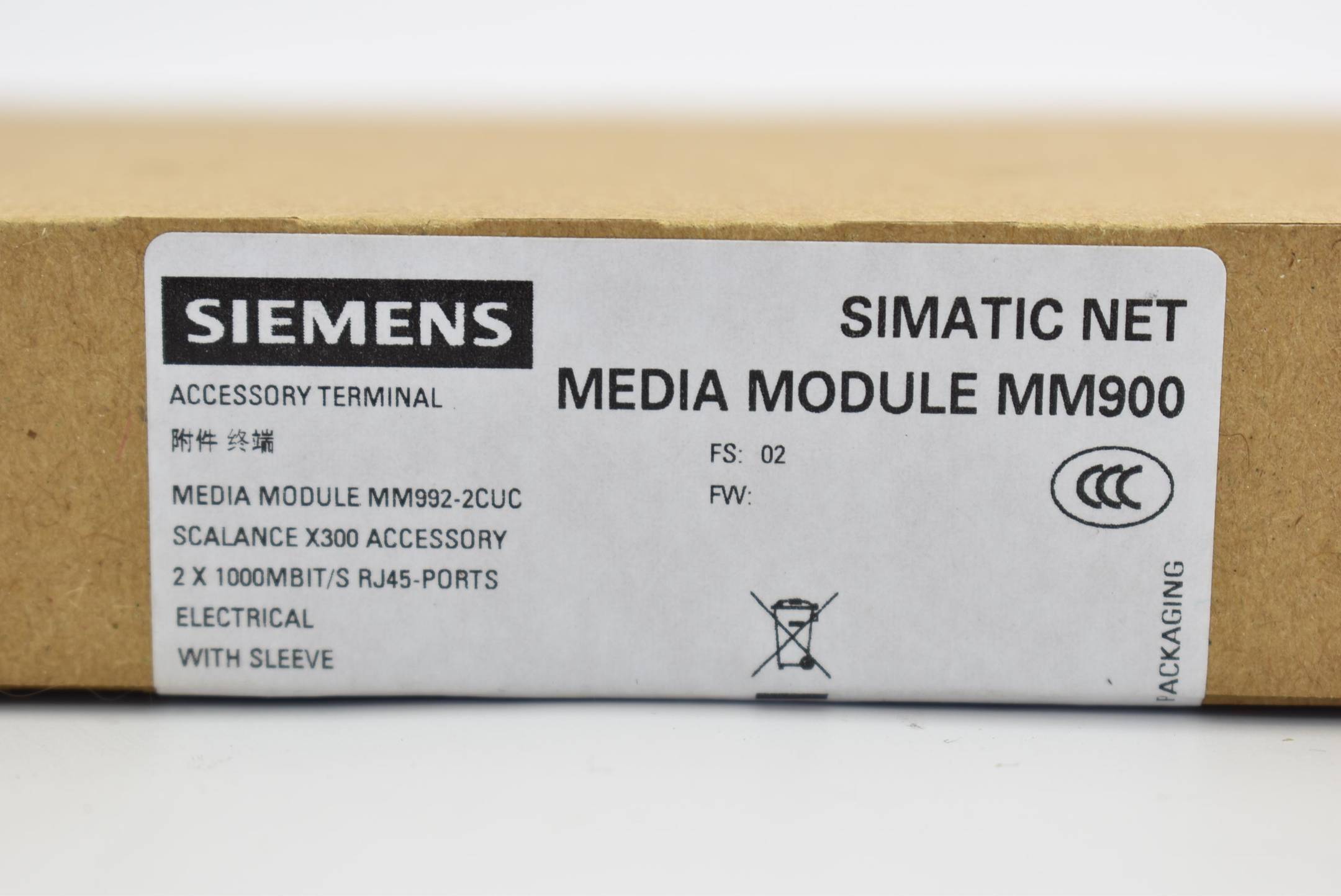 Siemens 6GK59922GA008AA0 6GK5992-2GA00-8AA0 Módulo de medios 10 / 100 / 1000 MBit/s-2