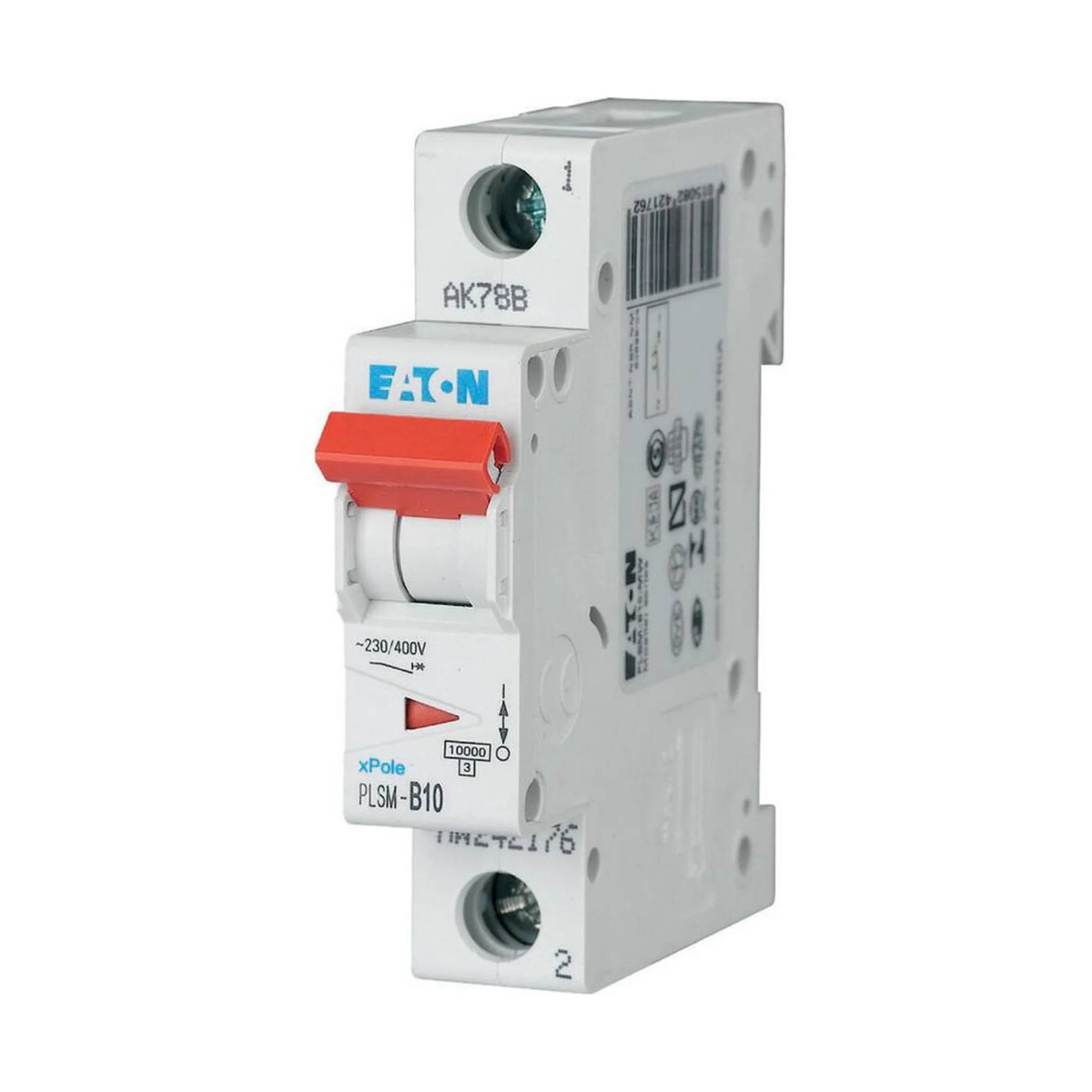 Eaton LS Schalter Y7-242202 PLSM-C10-MW Interruptor automático 1polig 10 A 230 V/AC