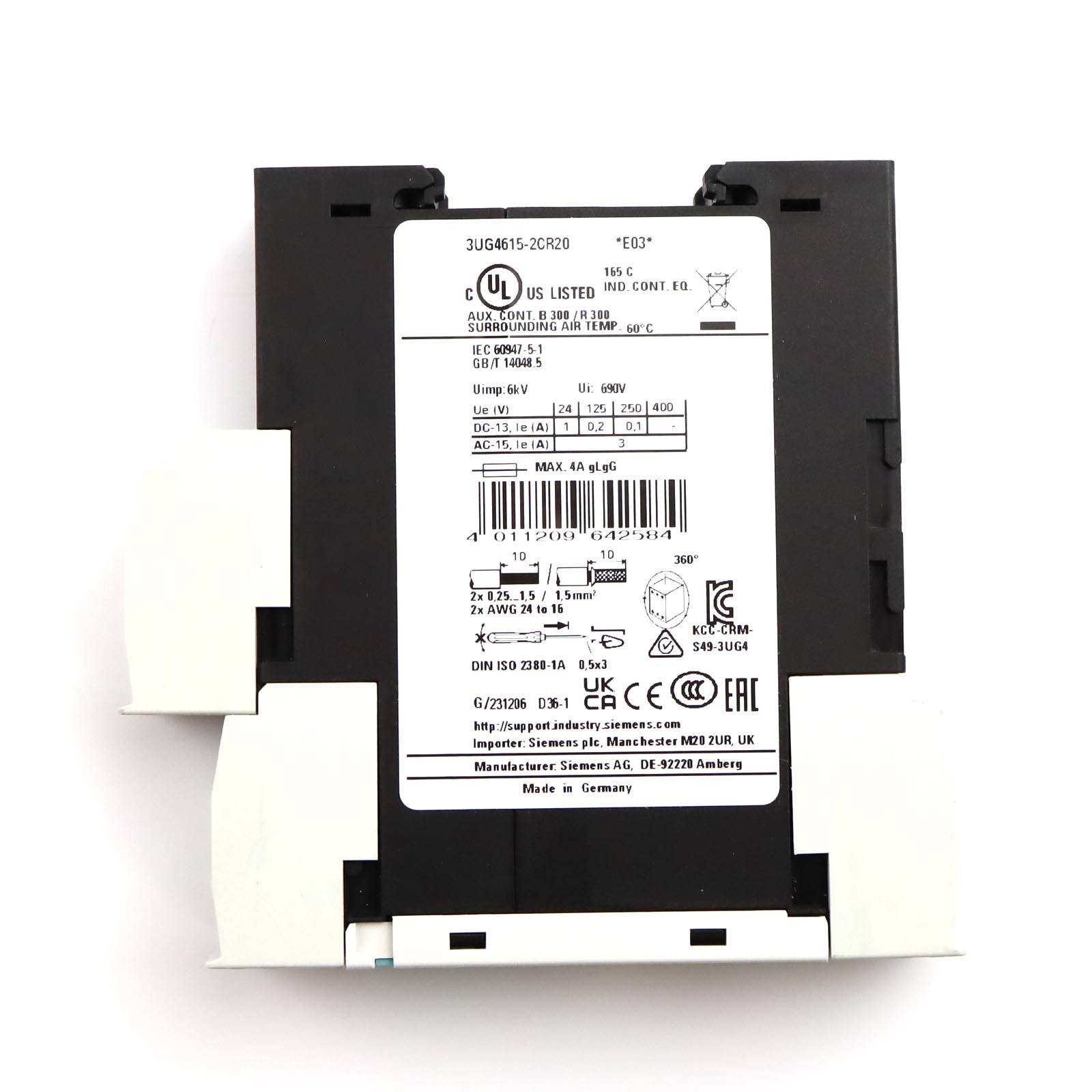 Siemens 3UG4615-2CR20 3UG46152CR20 Supervisión de red-2