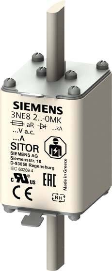 Siemens 3NE82240MK Inserto de fusible Tamaño de fusible = 1 160 A 690 V 1 UD(S).-2