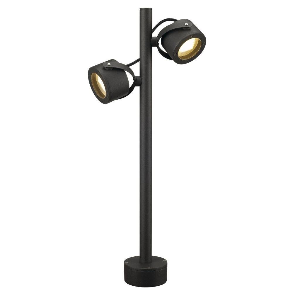 SLV 231505 SITRA 360 Lámpara solar de pie para exteriores Bombilla de bajo consumo GX53 9 W Antracita-3