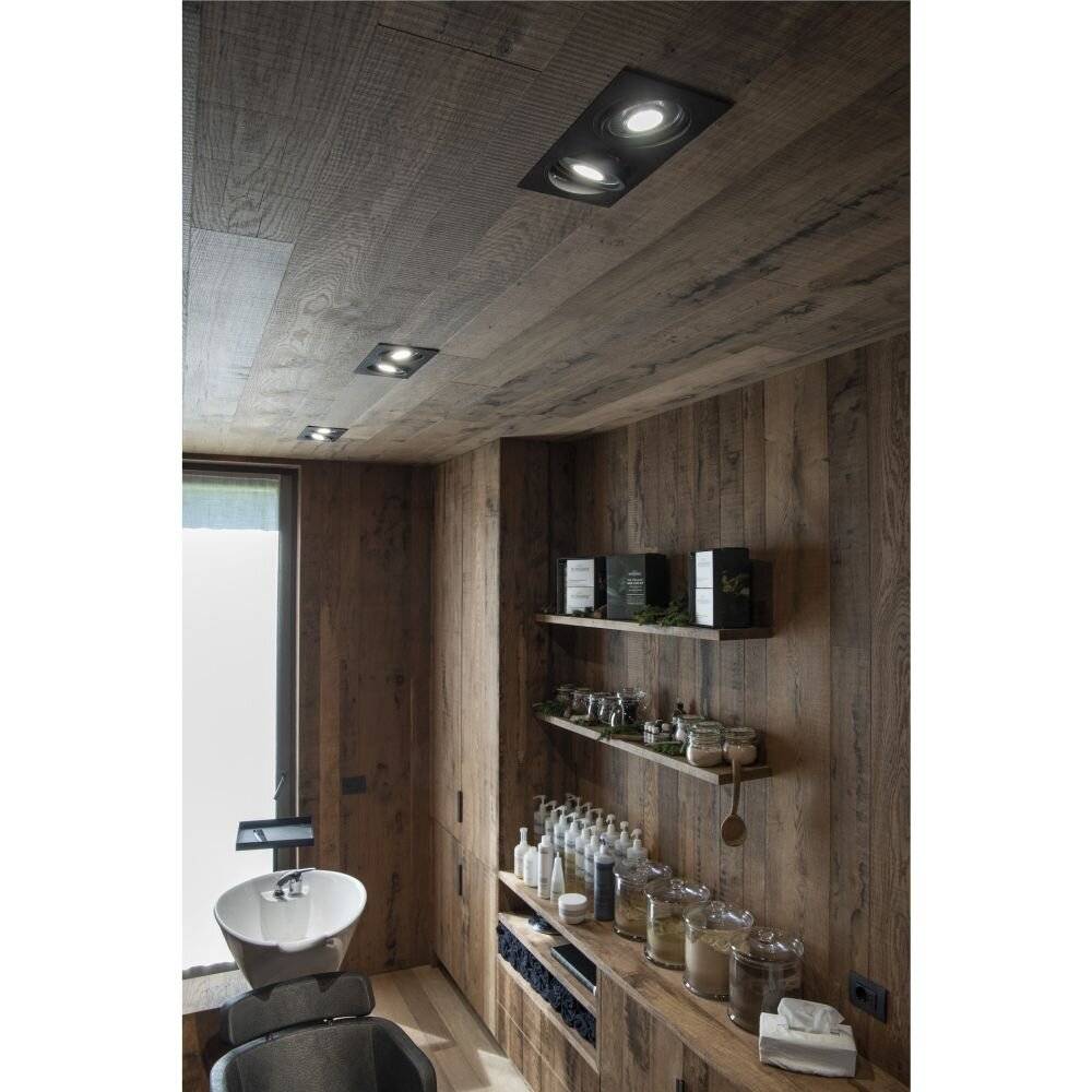 Imagen de premio para SLV 113840 New Tria 1 Lámpara de encastre Halógeno, LED GU10 150 W Negro (mate)