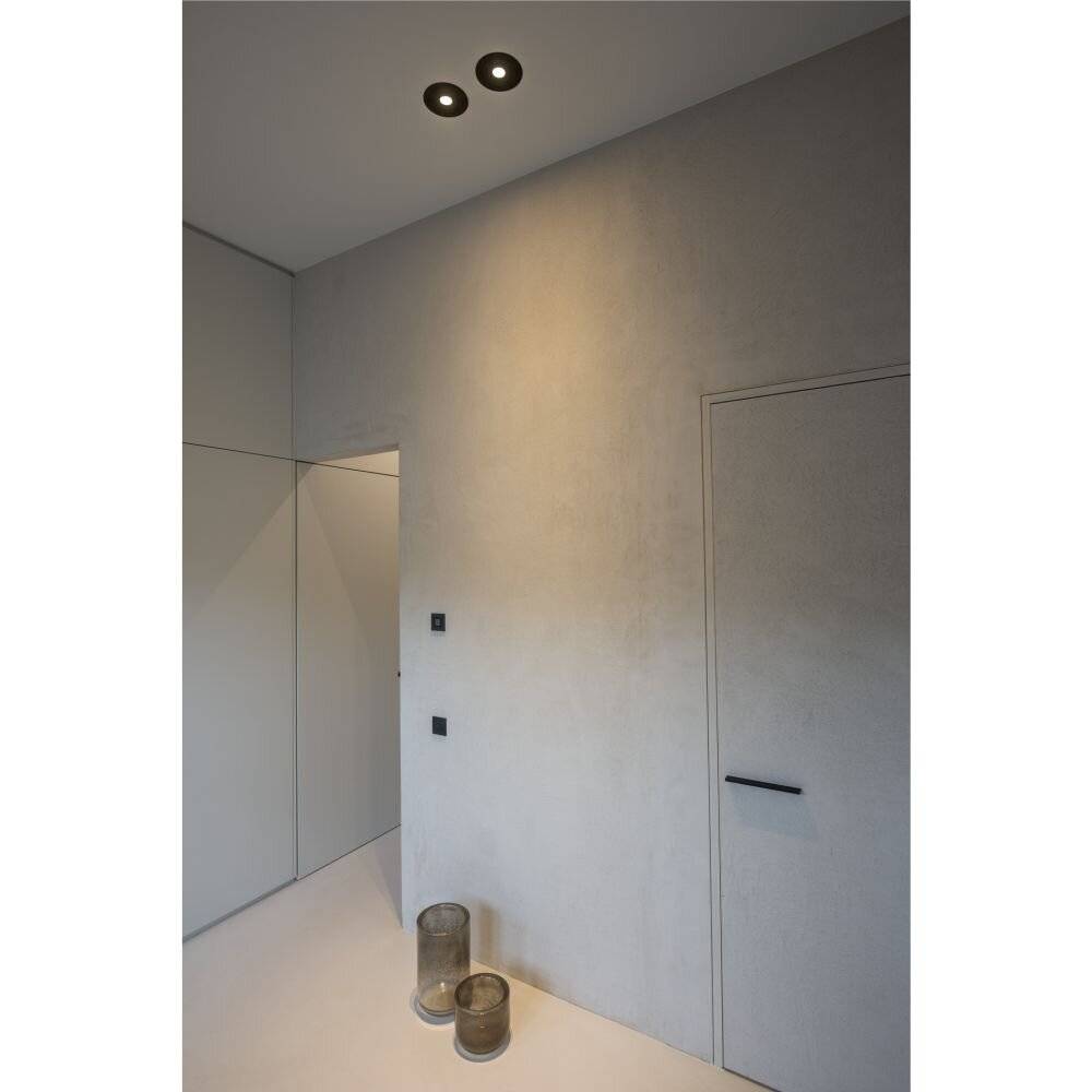 Imagen de premio para SLV 113550 New Tria 1 Lámpara de encastre Halógeno, LED GU10 75 W Negro (mate)