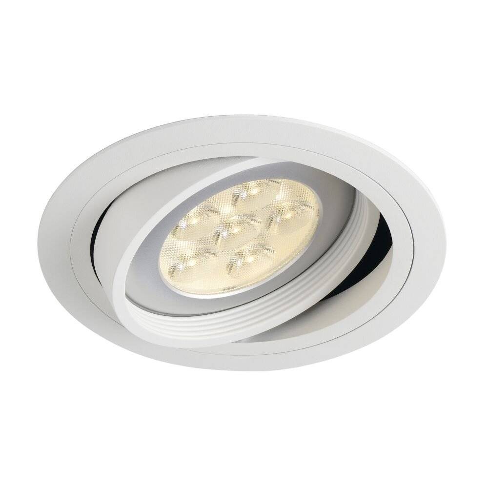 Imagen de premio para SLV 113540 New Tria 1 Lámpara de encastre Halógeno, LED GU10 75 W Blanco (mate)