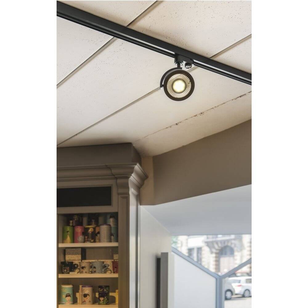 SLV KALU TRACK Luminaria de alto voltaje con sistema de cable GU10 Blanco-2