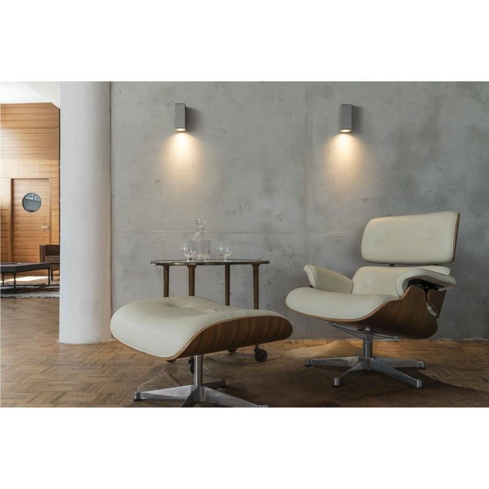 Símbolo para SLV Theo Wall 229524 Apliques de pared para exteriores LED GU10 35 W Gris plata