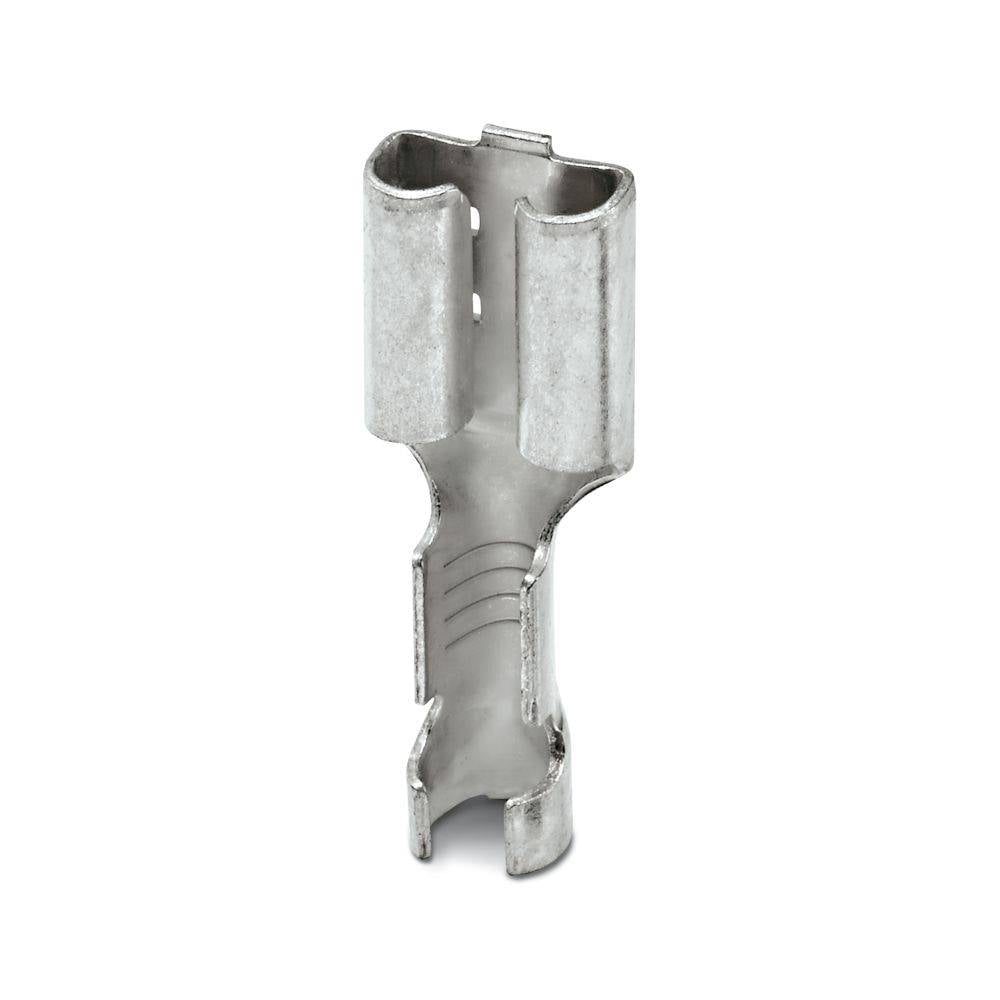 Phoenix Contact 3240156 Terminal plano Anchura de la toma: 6.3 mm Grosor de la toma: 0.8 mm 180 ° No aislado Metal 100 UD(S).