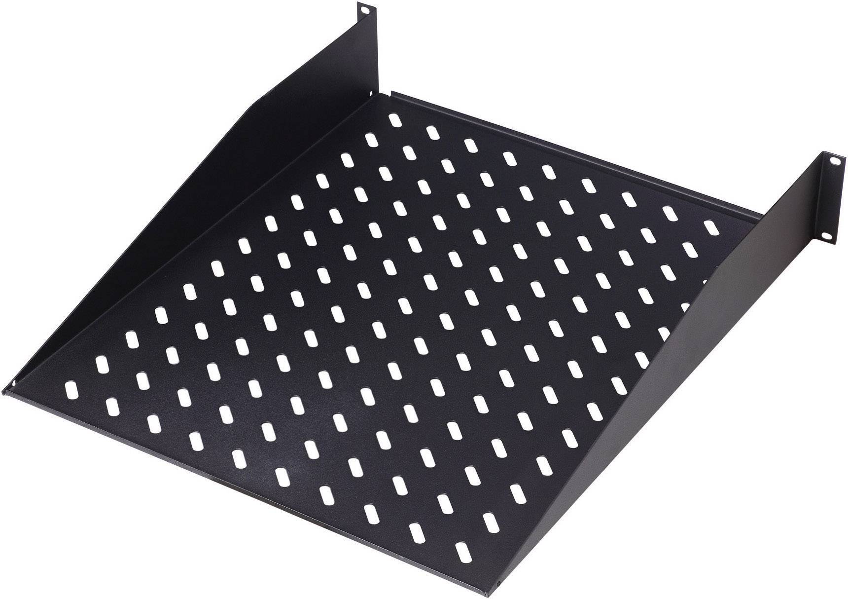 Digitus DN-19 TRAY-2-SW 19 In. Bandejas de armario rack para aparatos 2 U Instalación fija Adecuado para profundidades de armario: A partir de 600 mm Schwarz