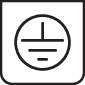 Símbolo para SLV Theo Up & Down 229532 Apliques de pared para exteriores Halógeno, LED GU10 70 W Gris plata