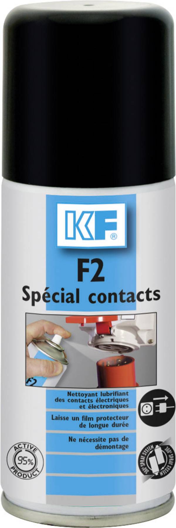 KF F2 Spécial contacts 1002 Nettoyant de contacts  200 ml