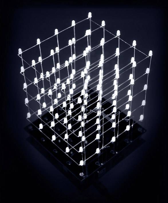 Whadda K8018W Kit dé à LED Modèle (kit/module): kit à monter 9 V/DC-3