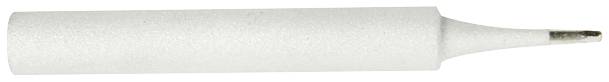 Pointe de fer à souder, cylindrique, en métal gris, adaptée aux soudures précises dans les applications électroniques.