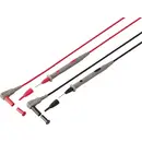 Set de cordons de mesure de sécurité 1.20 m noir, rouge VOLTCRAFT MS-4N