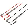 Set de cordons de mesure de sécurité 1.20 m noir, rouge VOLTCRAFT MS-4P