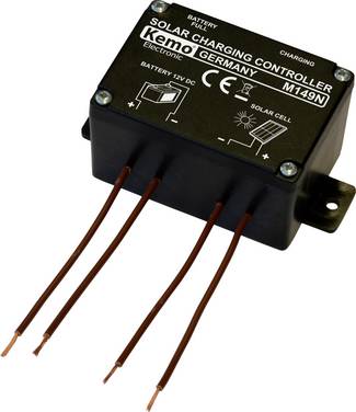 Kemo Charging Controller M149N Régulateur de charge solaire série 12 V 10 A