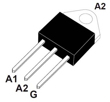 STMicroelectronics BTA26-600B Thyristor (SCR) - TRIAC TOP-3 25 A 600 V