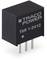 Module convertisseur DC-DC Schwarzes Traco Power TSR 1-2412 avec trois broches métalliques en bas.