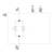 Schéma de circuit simplifié : Deux diodes en série dans des directions opposées, identifiées par 1L, 2T, A1+, A2-, et Q.