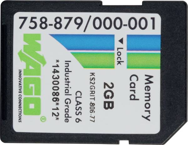 WAGO 758-879/000-001 SD Card API - Module de sauvegarde