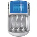 Chargeur de piles rondes NiMH avec accus Varta LCD Charger 4x5716 & 12V & USB