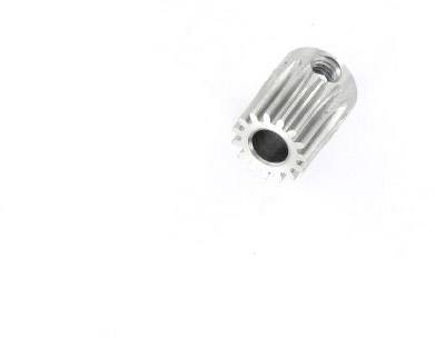 Engrenage métallique de forme cylindrique avec plusieurs dents sur un fond blanc.
