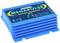 Appareil 'Rechargeur de Batterie Blaue Megapulse 24V' avec élément lumineux vert et rouge. Utilisé pour l'entretien des batteries.