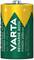 Batterie VARTA Recharge ACCU Power 3000mAh, taille D, rechargeable, jaune-vert, 56720, Ni-MH, 1,2V.