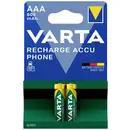Varta RECH.AC.Phone AAA800mAh BLI2 Pile rechargeable LR3 (AAA) NiMH 800 mAh 1.2 V 2 pc(s)
