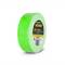 Un ruban adhésif vert vif de la marque 'Defender' portant l'inscription 'EXA TAPE' ; diamètre 48 mm, longueur 25 m.