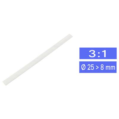 Gaine thermorétractable sans colle blanc 25 mm 8 mm Taux de retreint:3:1 Marchandise vendue au mètre-0
