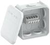 OBO Bettermann 2007432 Boîte de dérivation (L x l x H) 90 x 90 x 52 mm gris clair (RAL 7035) IP55 1 pc(s)