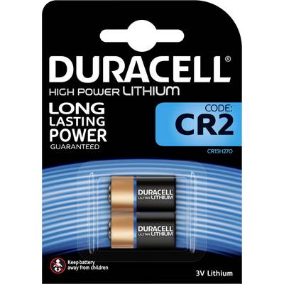 Pile photo CR 2 lithium Duracell CR2 800 mAh 3 V 2 pc(s) - Conrad  Electronic France