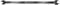 Un outil métallique avec des têtes de clé à fourche ouvertes des deux côtés, portant la marque 'BERNSTEIN'. Les extrémités sont étiquetées avec les tailles '3' et '3,9'.
