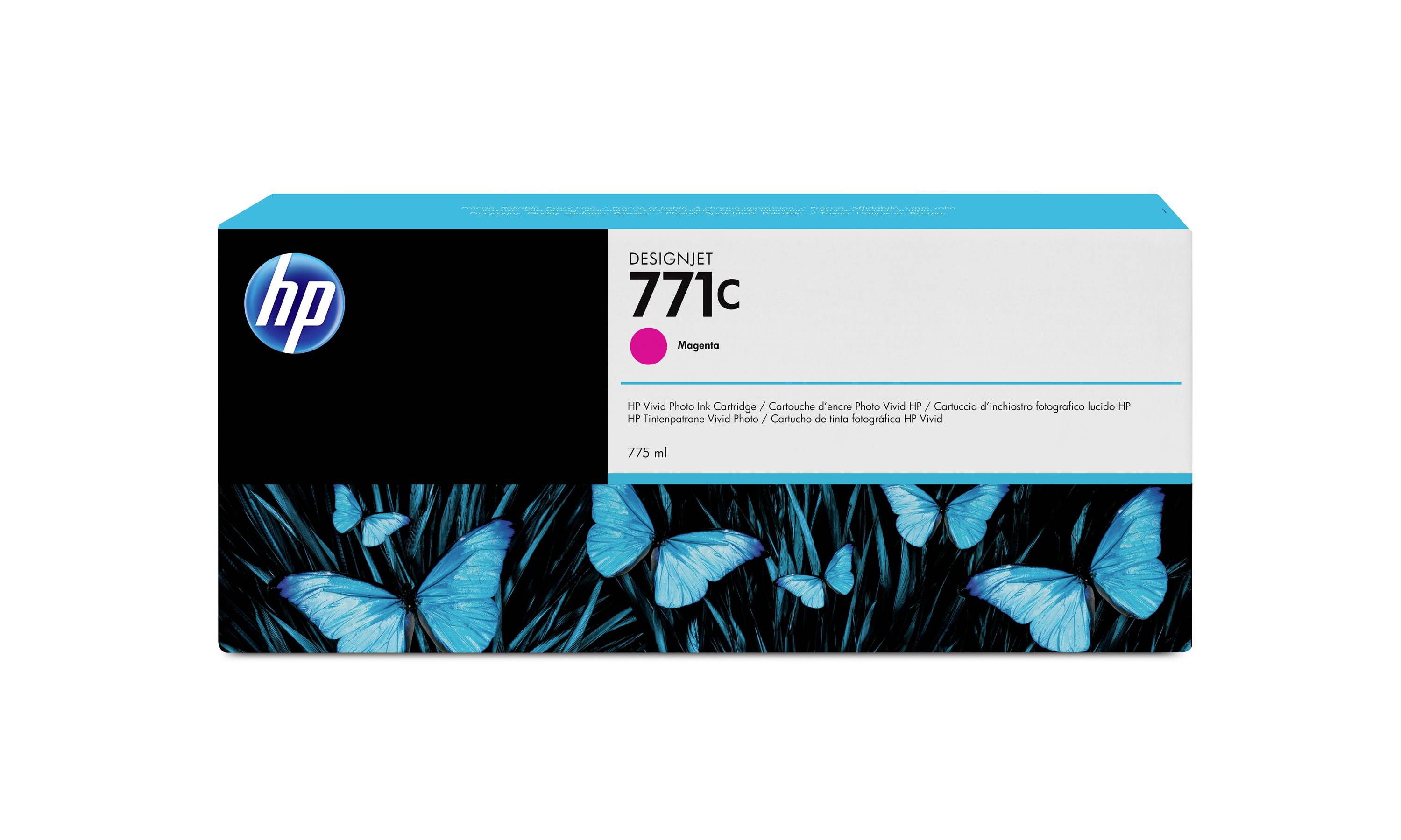 HP Encre 771C d'origine magenta 775 ml B6Y09A 1 pc(s)