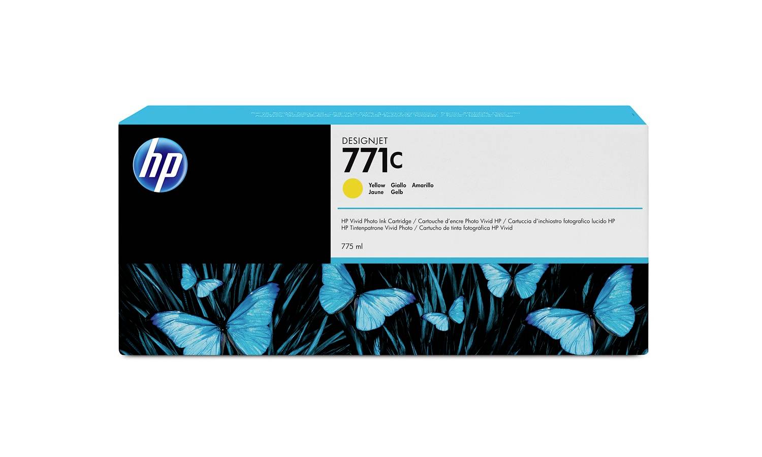 Cartouche d'origine HP 771C jaune B6Y10A