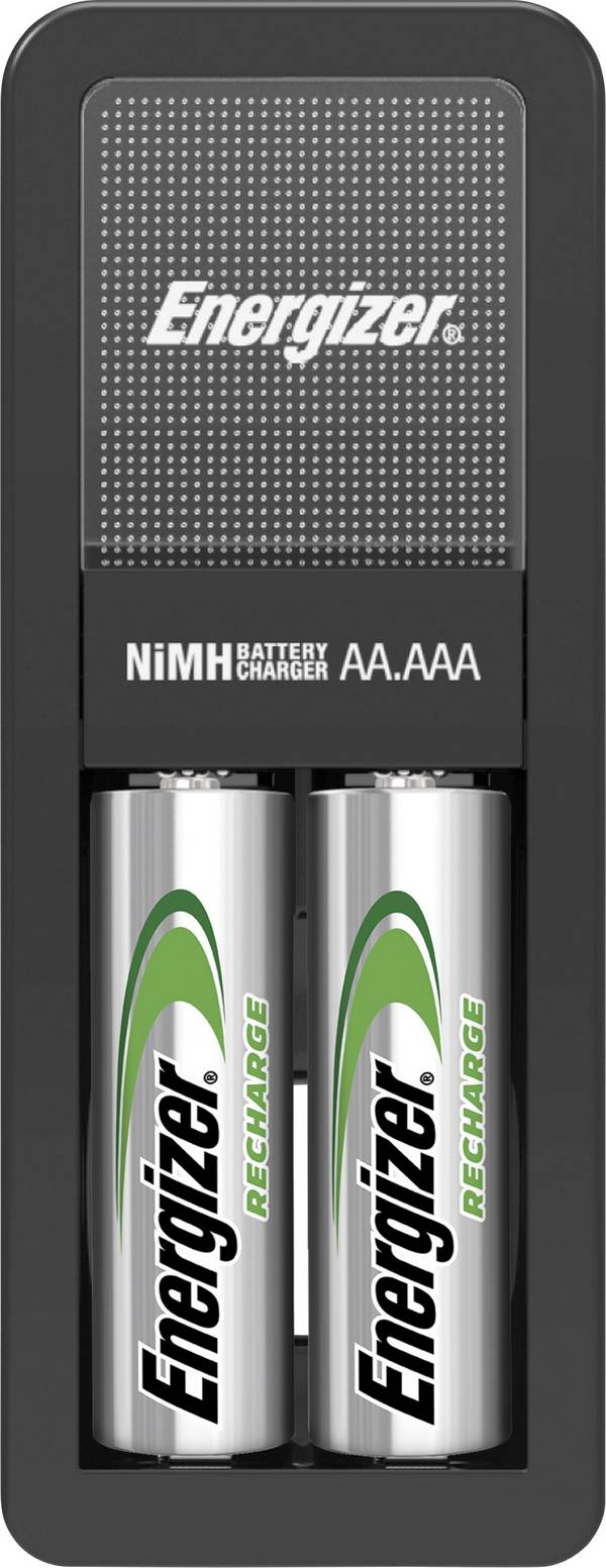 Energizer Mini Charger CH2PC4 Chargeur de piles rondes NiMH LR03 (AAA), LR6 (AA)