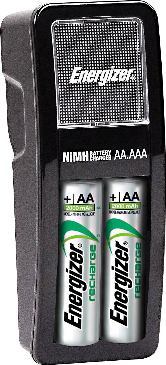 Energizer Mini Charger CH2PC4 Chargeur de piles rondes NiMH LR03 (AAA), LR6 (AA)-8