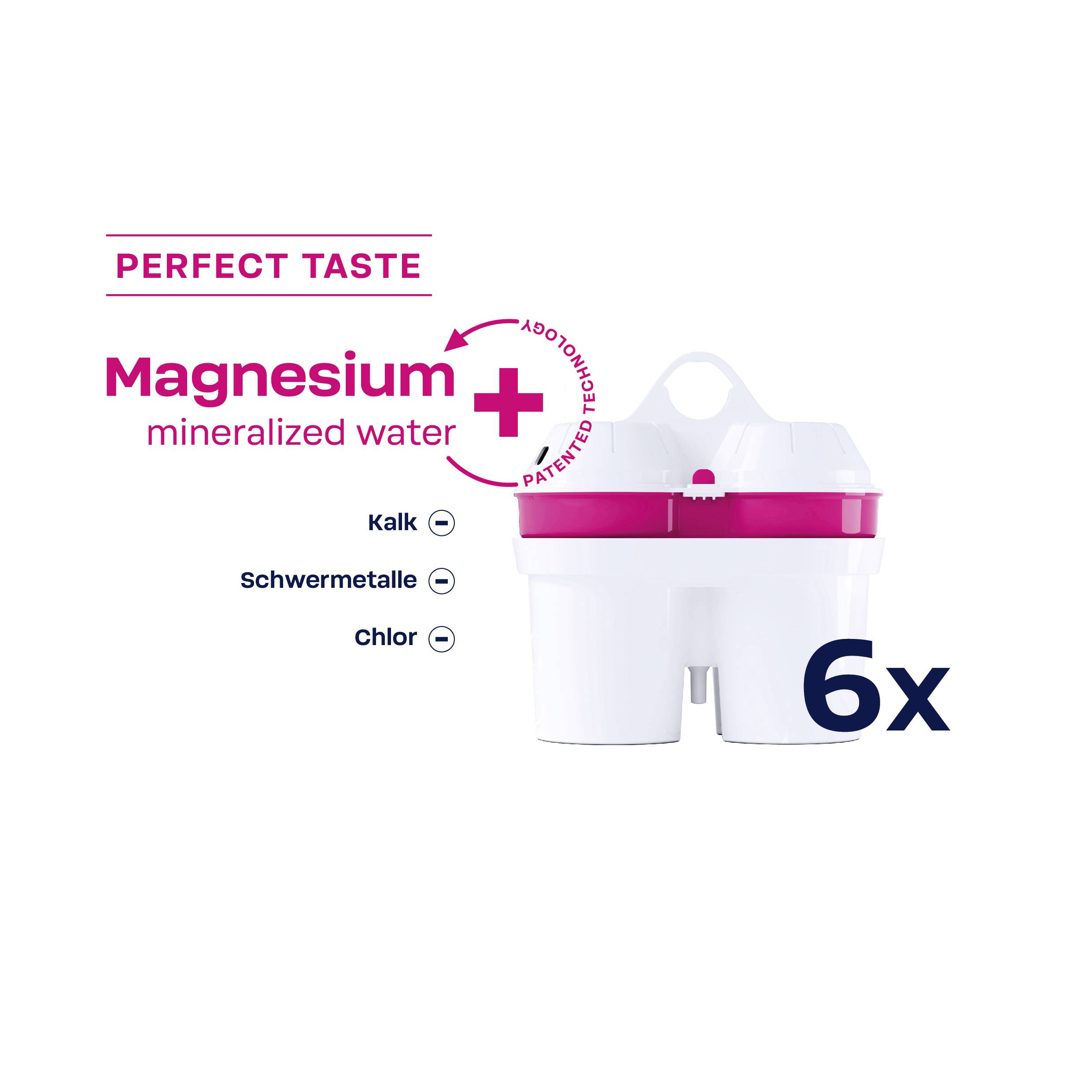 Jeu de 6 filtres à eau BWT Gourmet edition blanc-3