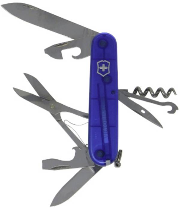 Victorinox Climber 1.3703.T2 Couteau suisse  Nombre de fonctions 14 bleu (transparent)