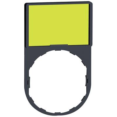 Porte-étiquette Schneider Electric ZBY6102 avec étiquette (L x l) 50 mm x 30 mm sans inscription blanc, jaune 1 pc(s)