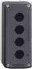 Schneider Electric XALD04 4 emplacements (l x H x P) 166 x 68 x 53 mm sans inscription gris foncé, gris clair 1 pc(s)