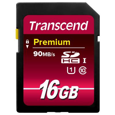 Carte SDHC Transcend Premium 400 16 GB Class 10, UHS-I 