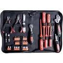 Jeu d'outils Brüder Mannesmann M29044 pour électricien en sacoche 45 pièces