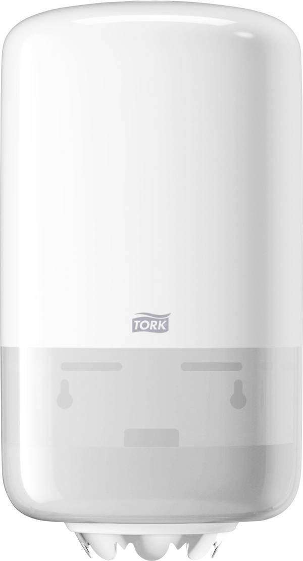 Distributeur pour bobine d'essuyage à dévidage central Tork Advanced Mini M1 blanc