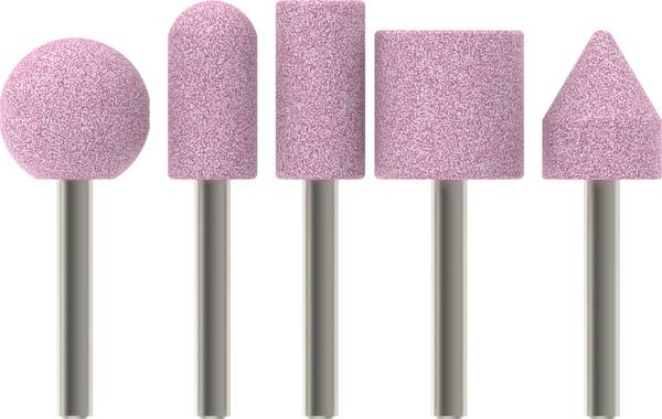 Set de meules sur tige, 5 pièces Bosch 1609200286