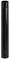 Un tube métallique noir, vertical, à surface lisse, pouvant être utilisé pour des applications de ventilation ou d'évacuation des gaz.